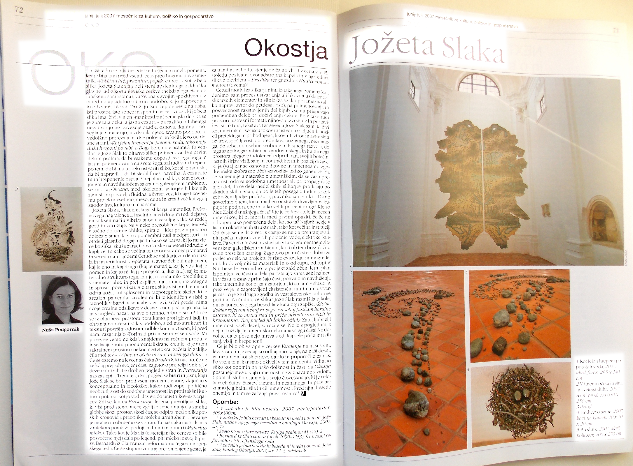 Jože_Slak_Đoka_Okostja_Galerija_Božidar_Jakac_nekdanja_samostanska_cerkev_Kostanjevica_na_Krki_25.5.-26.8.2007