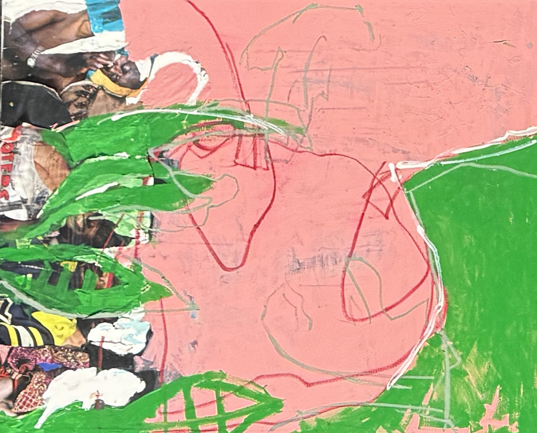 Dantejevi krogi pekla v dobi korone, mešana tehnika, 70 cm x 90 cm, 2020